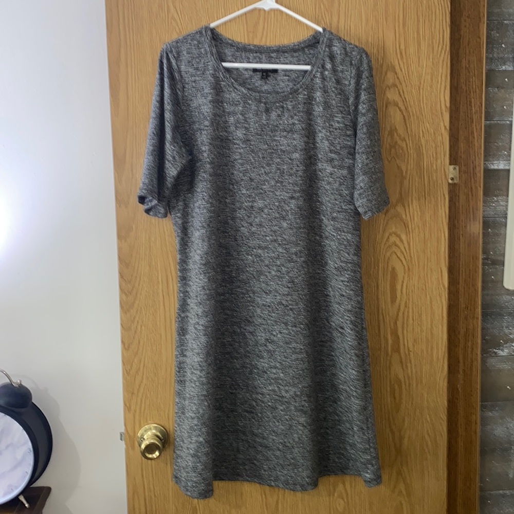 Great The Limited Gray Cotton Comfortable Dress